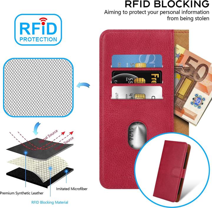 Actual product image Cadorabo Case for OnePlus ONE Book Cover (OnePlus X)