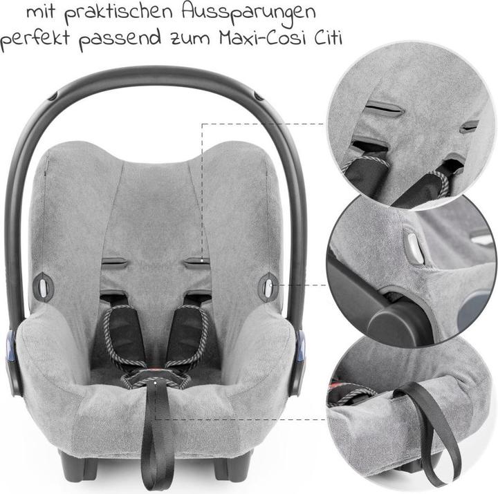 Actual product image Zamboo Summer covers & seat inserts Summer cover for Maxi-Cosi Citi infant car seat - grey