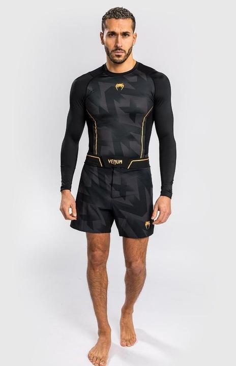 Image du produit Venum Razor Rashguard Long Sleeves - Black/Gold - XL (XL)