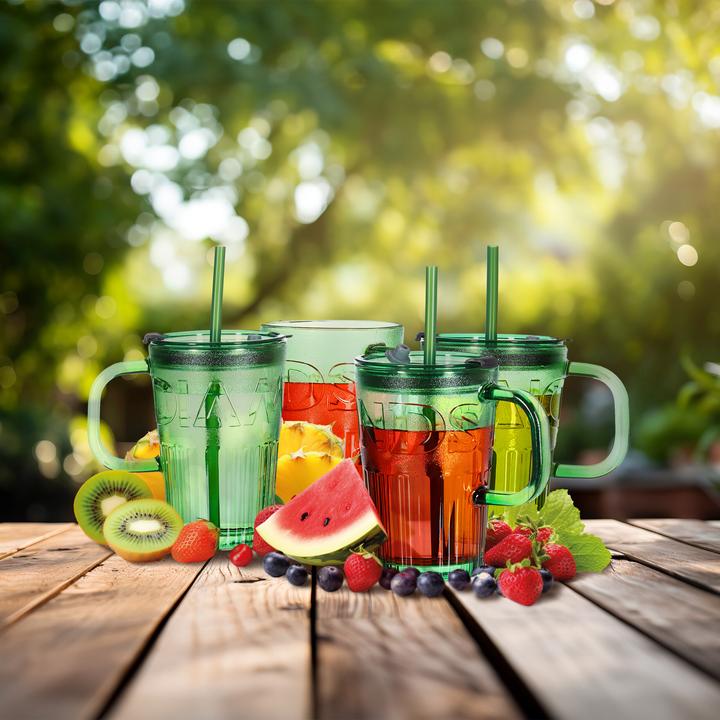 Produktbild Relaxdays 4x Trinkgläser (0.45 l, 4 x)