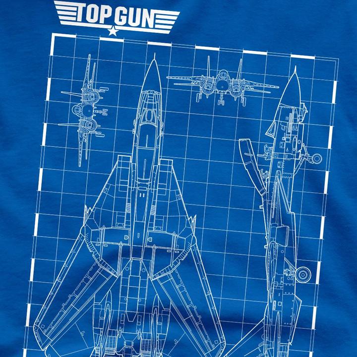 Immagine prodotto Top Gun Maglietta Schematico Uomo (L)