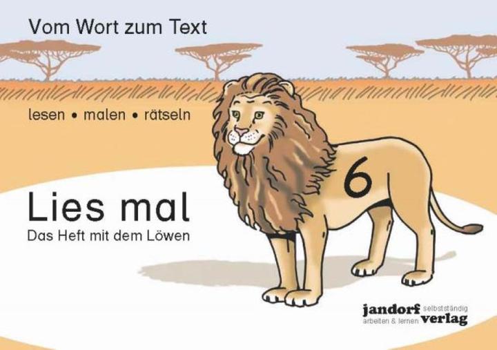 Actual product image Lies mal 6 - Das Heft mit dem Löwen (German, Peter Watchendorf, Jan Debbrecht, 2015)