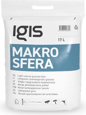 Immagine prodotto Igis Sprøjtespartel - Grov - Makrosfera 17L - Grå (17000 ml)