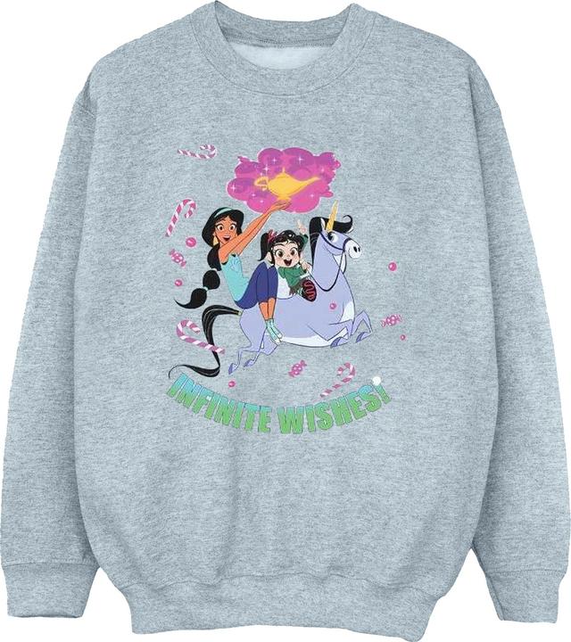 Disney Wreck It Ralph Jasmine And Vanellope Sweatshirt (L)