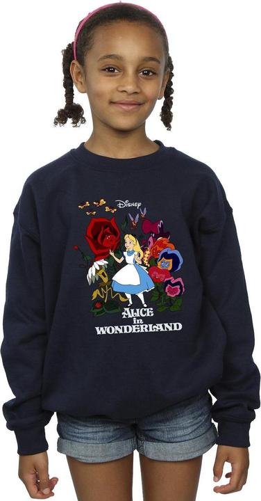 Produktbild Disney Alice In Wonderland Flowers Sweatshirt Mädchen (128)
