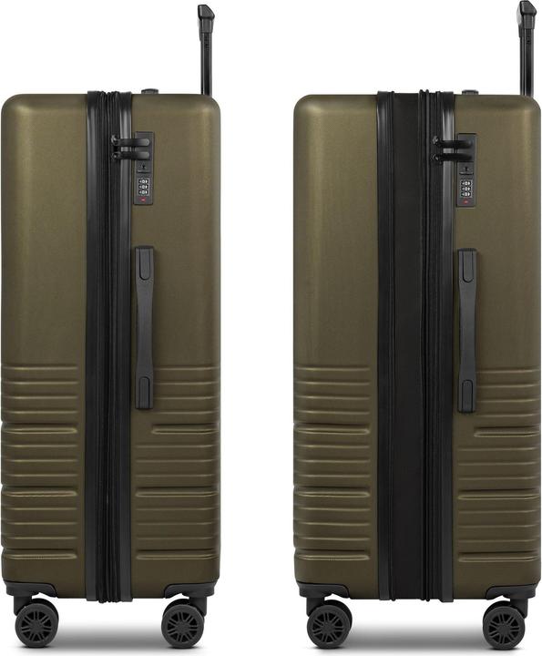 Immagine prodotto Camel Active Hanoi 4 Rollen Trolley L 78 cm mit Dehnfalte (99 l, XL (da 115l))