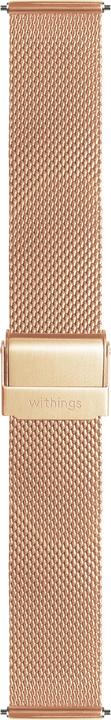 Actual product image Withings Mesh loop bracelet (18 mm, Stainless steel and PVD coating, Steel HR 36mm)