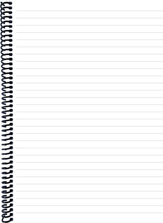 Produktbild Notizbuch DINA 4 (A4, A5, Kariert, Blanko)