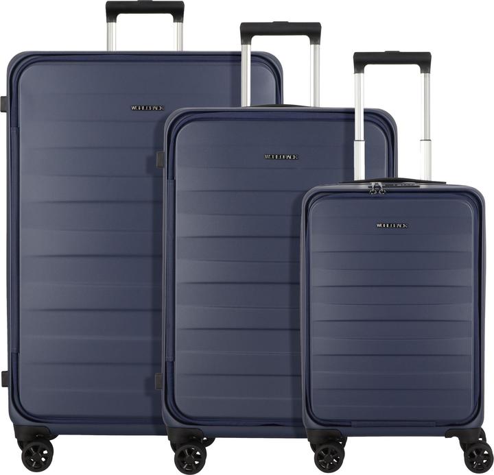 Produktbild Worldpack 3-teiliges Trolleyset 50/60/70 Seatle, marineblau (114 l, XL (ab 115l))