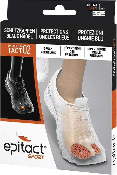 Epitact Sport Schutzkappen blaue Nägel EpitheliumTact 02, Gr. S 23 mm (S)