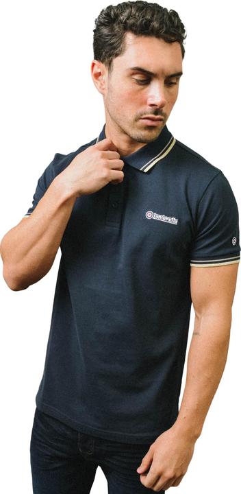 Actual product image Lambretta Mens SS25 Twin Tip Polo Shirt (XL)