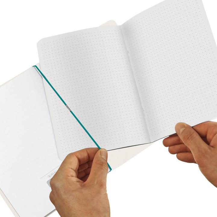 Image du produit Herlitz my.book flex notebook A5 40 feuilles blanc (A5, Pointillés, Couverture souple)