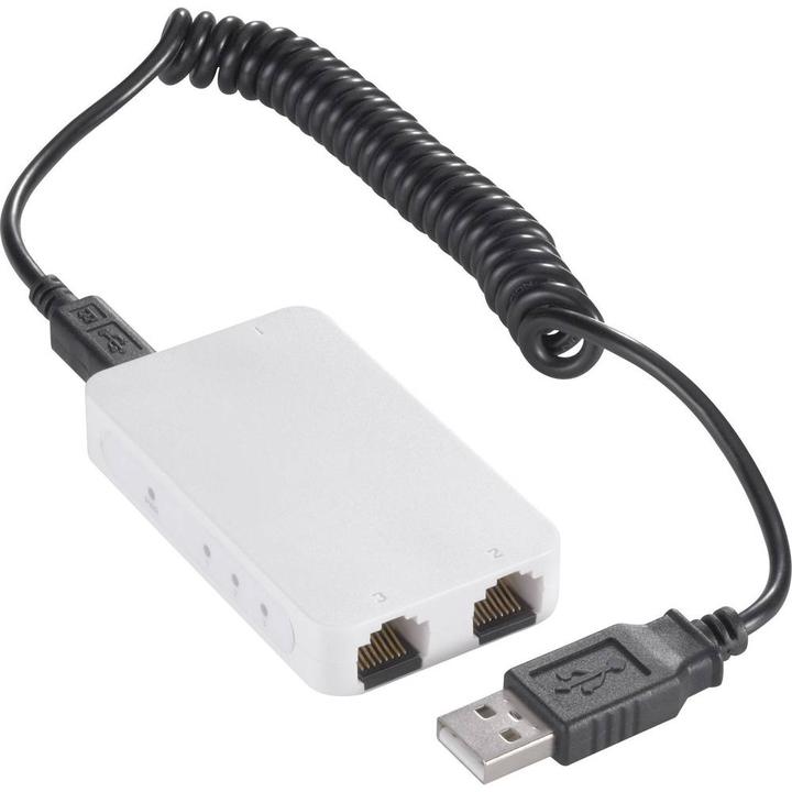 Image du produit Renkforce Commutateurs Ethernet superslim avec alimentation USB (3 Ports)
