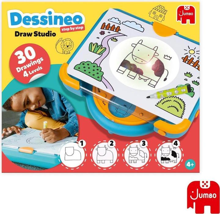 Actual product image Jumbo Dessineo Atelier de dessin (Multilingual)