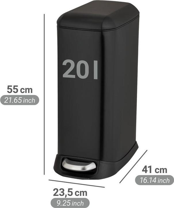 Produktbild Wenko Treteimer Design Easy-Close (20 l)