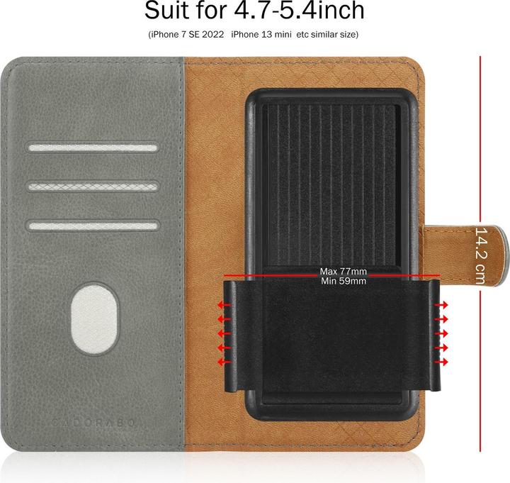 Actual product image Cadorabo Case for Samsung Galaxy J1 ACE Book Cover (Samsung Galaxy J1 Ace)