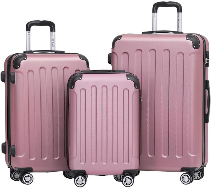 Immagine prodotto Beibye Hartschalenkoffer-Set (110 l, Bagaglio a mano (fino a 50 litri), M (50 - 90l), L (90 - 115l))