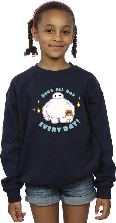 Immagine prodotto Disney Big Hero 6 Baymax Hugs Everyday Felpa Ragazze (128)