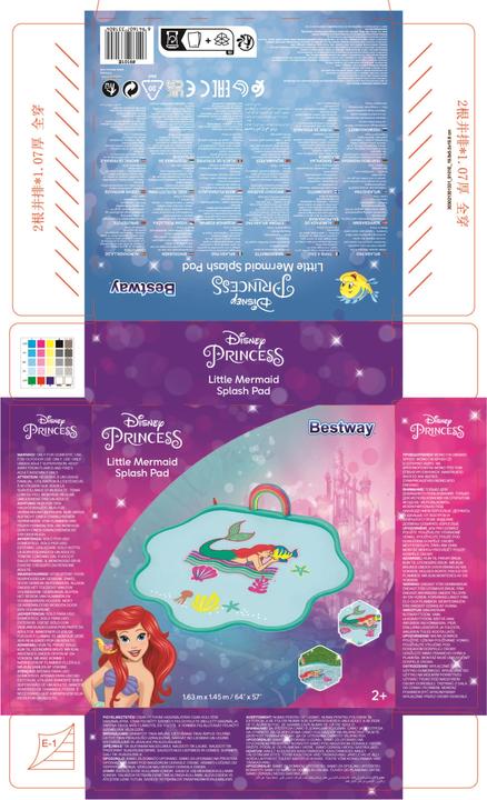 Image du produit Bestway Tapis d'eau Disney® Little Mermaid 163 x 145 cm