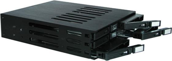 JJ Computer JOUJYE mini backplane for 6 x 6,35cm 2,5 inch HDD black (2.5")