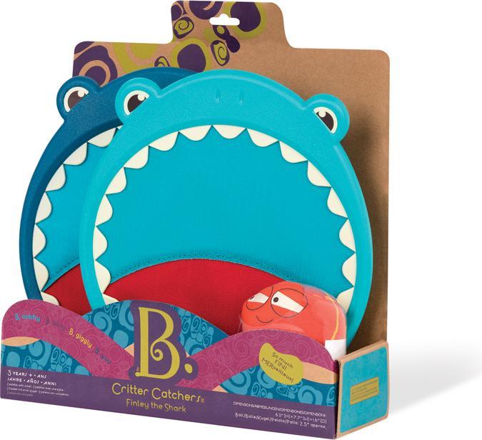 Produktbild B.toys B. Finley the Shark - Klettball-Fangspiel Haifisch