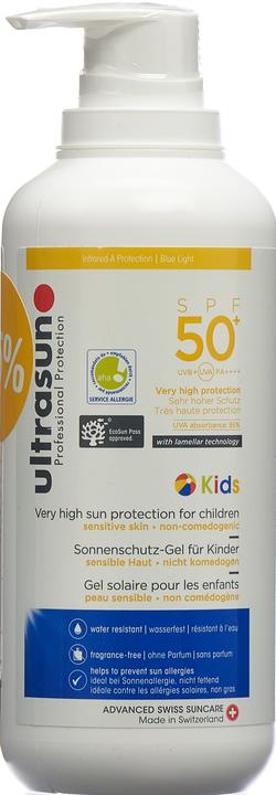 Actual product image Ultrasun Kids (Sun gel, SPF 50+, 400 ml)