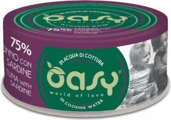 Image du produit Oasy Wet Cat More Love Tuna with Sardine (Adulte, 24 pcs, 1680 g)
