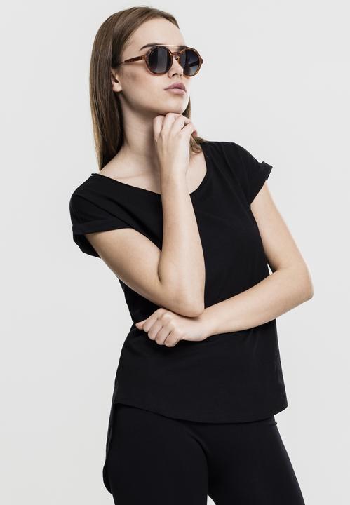 Actual product image Urban Classics Ladies Long Back Shaped Slub Tee (L)