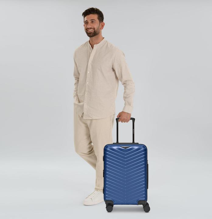 Produktbild Redolz Essentials 18 4 Rollen Kabinentrolley 55 cm mit Dehnfalte (44 l, Handgepäck (bis 50l))
