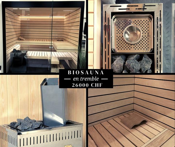 Image du produit Küng Sauna en tremble neuf 230x185cm