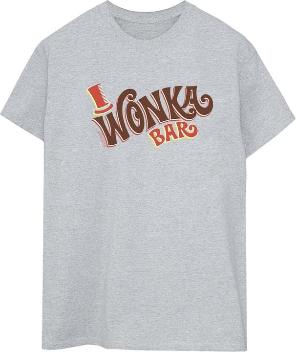 Immagine prodotto Willy Wonka & the Chocolate Factory Bar Logo Maglietta Ampia Donna (L)