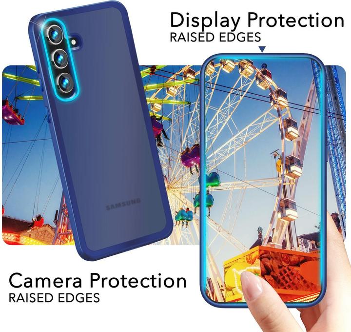 Produktbild Nalia Semi-Transparente Hybrid Hülle mit Schutzrahmen (Samsung Galaxy S24+)