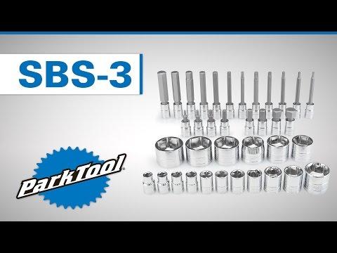 Image du produit Park Tool Socket and Bit Set SBS-3 (3/8")