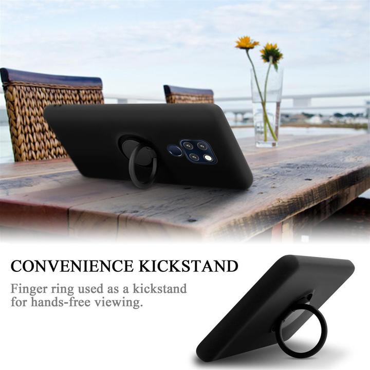 Productafbeelding Cadorabo TPU Vloeibare Ring Silicone Hoesje (Huawei Mate 20)