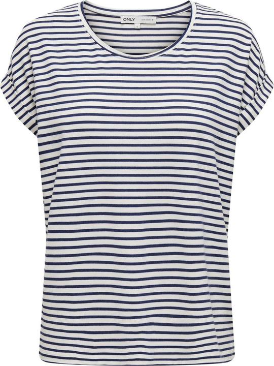 Produktbild Only Normal geschnitten Rundhals Tief angesetzte Schulter T-Shirt Top (XL)