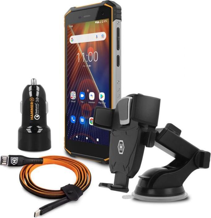 Actual product image Myphone Hammer Energy 2 Eco Dual juodas Extreme Pack (32 GB, Black, 5.50", Dual SIM, 13 Mpx)