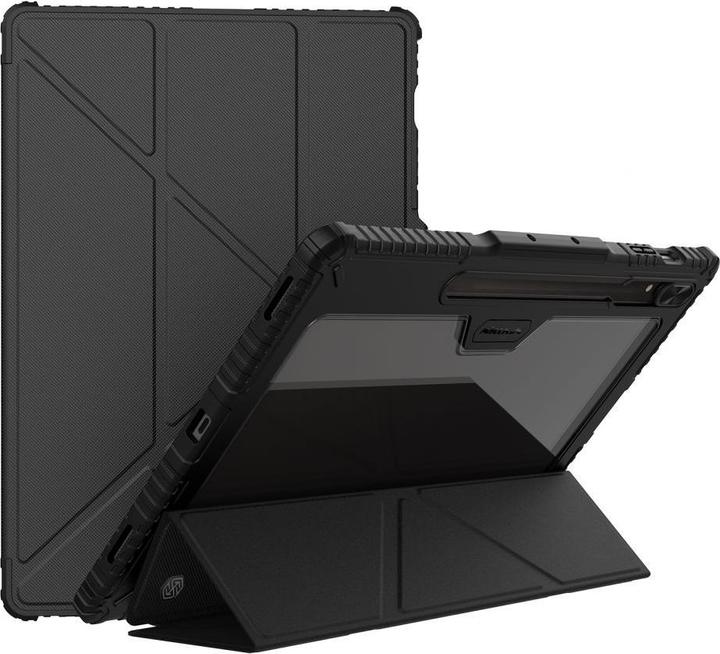 Actual product image Nillkin Bumper Leather Case Pro case for Samsung Galaxy Tab S9 Ultra - black (Samsung Galaxy Tab S10 Ultra)
