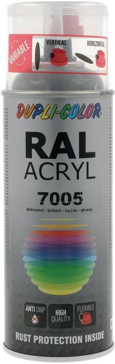 Immagine prodotto Dupli-Color Vernice acrilica lucida RAL 7005 grigio topo (Grigio topo, 0.40 l)