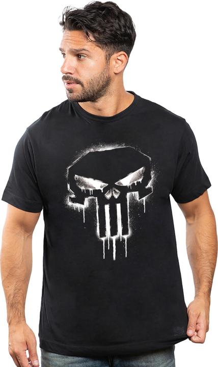 Actual product image The Punisher Mens Spray T-Shirt (L)