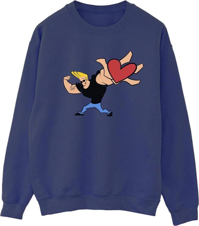 Johnny Bravo Heart Present Sweatshirt (XL)