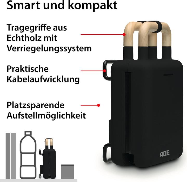Produktbild ADE Waffeleisen Weiss