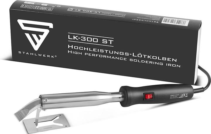 Actual product image Stahlwerk High-performance soldering iron LK-300 ST electric soldering device 300 W power