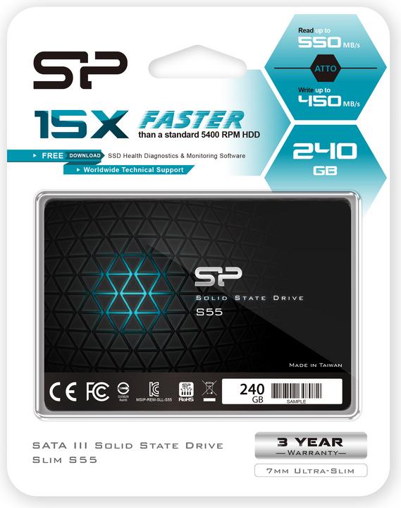 Immagine prodotto Silicon Power Slim S55 (240 GB, 2.5")