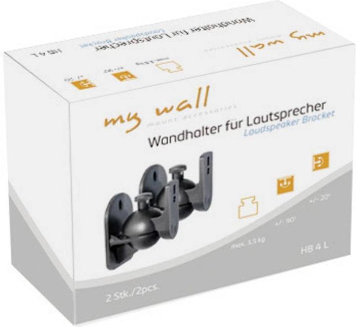 Actual product image myWall HB 4 L (1 pair, Wall installation, Tiltable, Rotatable)
