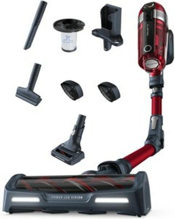 Tefal TY9879WO stick vacuum/electric broom Bagless 0.9 L Black, Red