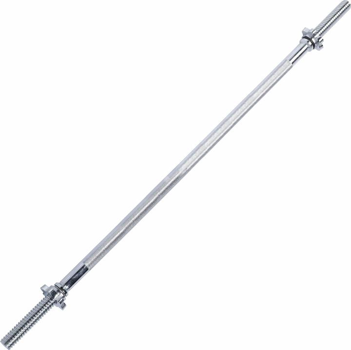 Tunturi Langhantelstange mit 30 mm Schraubverschlüssen 120 cm