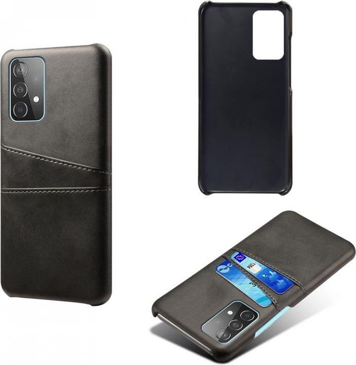 Produktbild Screenguard Samsung Galaxy A52 CardCaddy Leder Backcase mit Kartenfächern (Samsung Galaxy A52)
