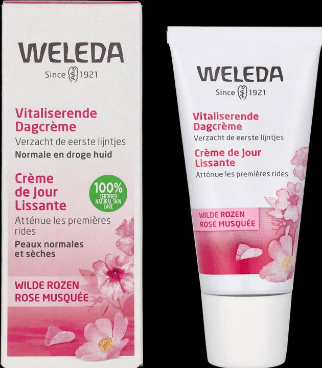 Image du produit Weleda Soin de jour lissant à la rose sauvage (30 ml, Crème de jour)
