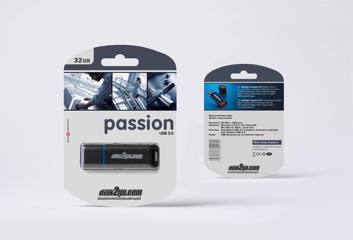 Image du produit Disk2go passion 3.0 (32 Go, USB 3.0, USB-A)