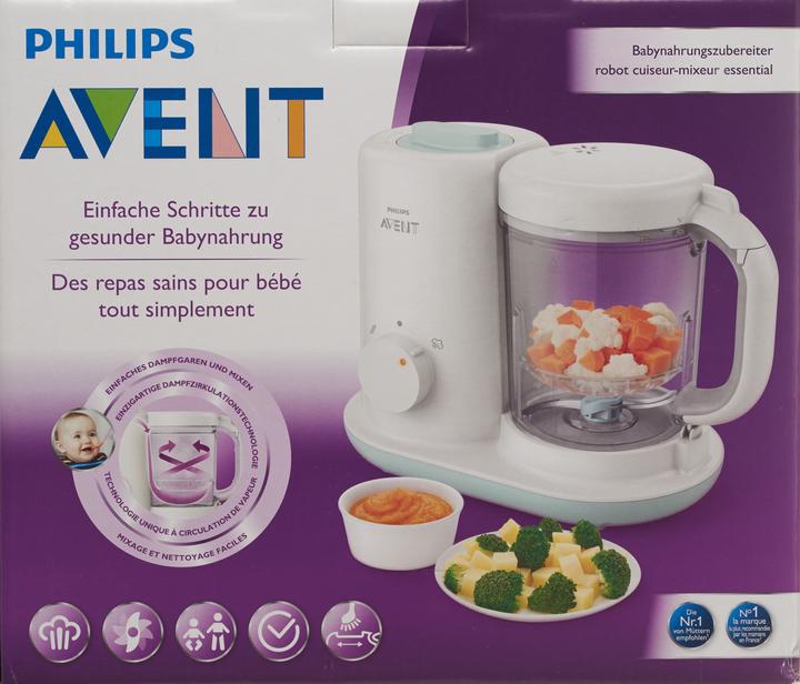 Actual product image Philips Avent 2 in 1 effective baby food steam cooker and blender